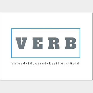 BOLD VERB Posters and Art